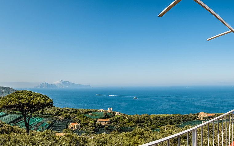 Capri room Farmhousepanoramic view of Capri